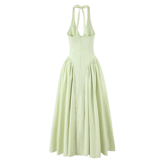 Celeste Halter Midi Dress