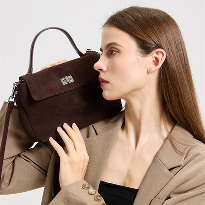 Vintage Genuine Leather Shoulder Bag | Celina Studio