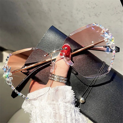 Crystal Sunglasses Women