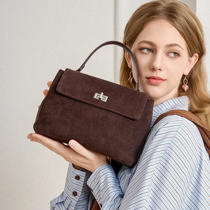 Vintage Genuine Leather Shoulder Bag | Celina Studio
