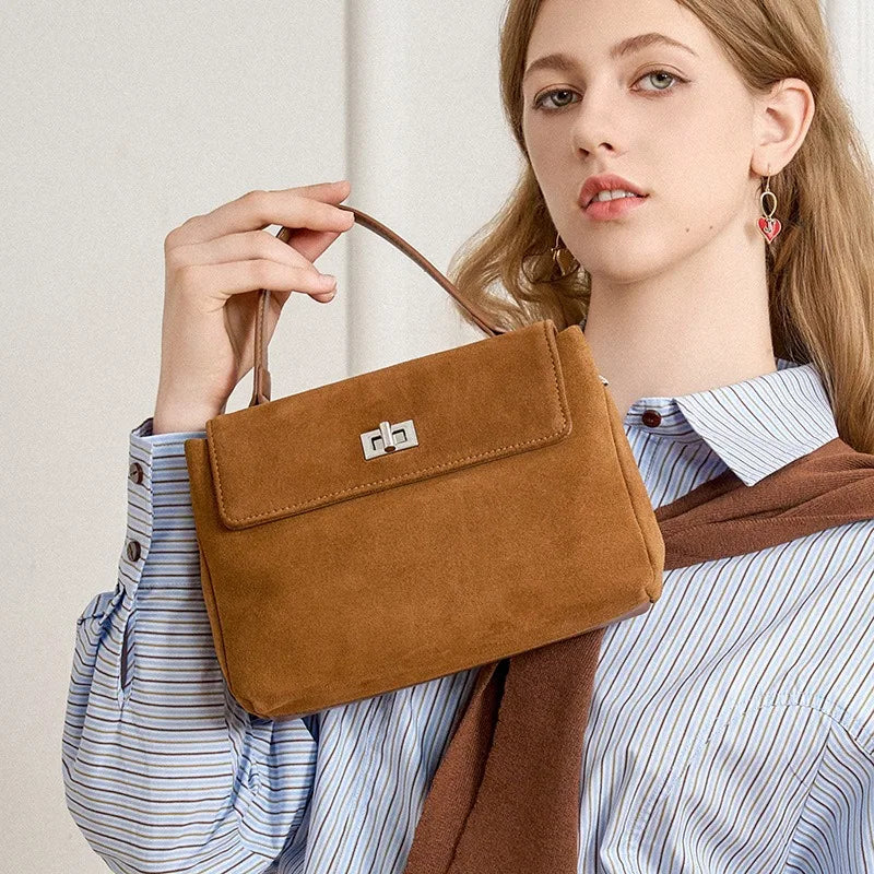 Vintage Genuine Leather Shoulder Bag | Celina Studio