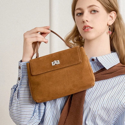 Vintage Genuine Leather Shoulder Bag | Celina Studio