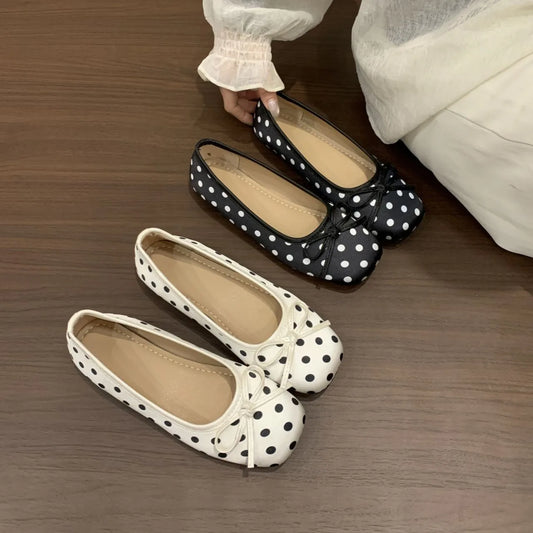 Polka Ballet Flats
