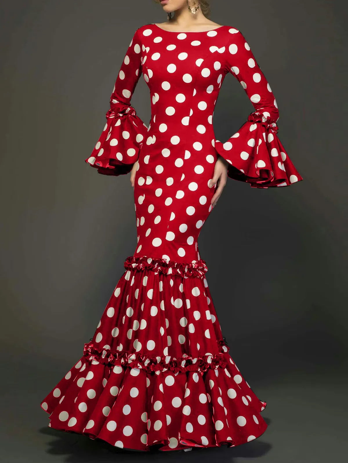 Polka Mermaid Dress