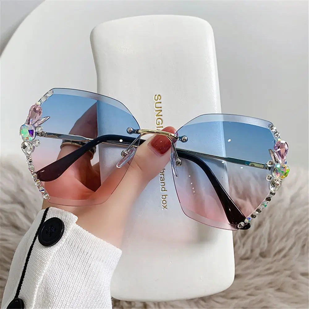 Crystal Sunglasses Women