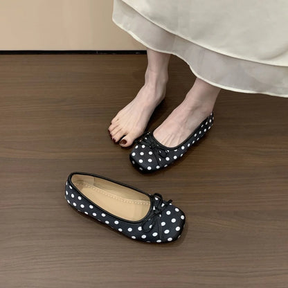 Polka Ballet Flats