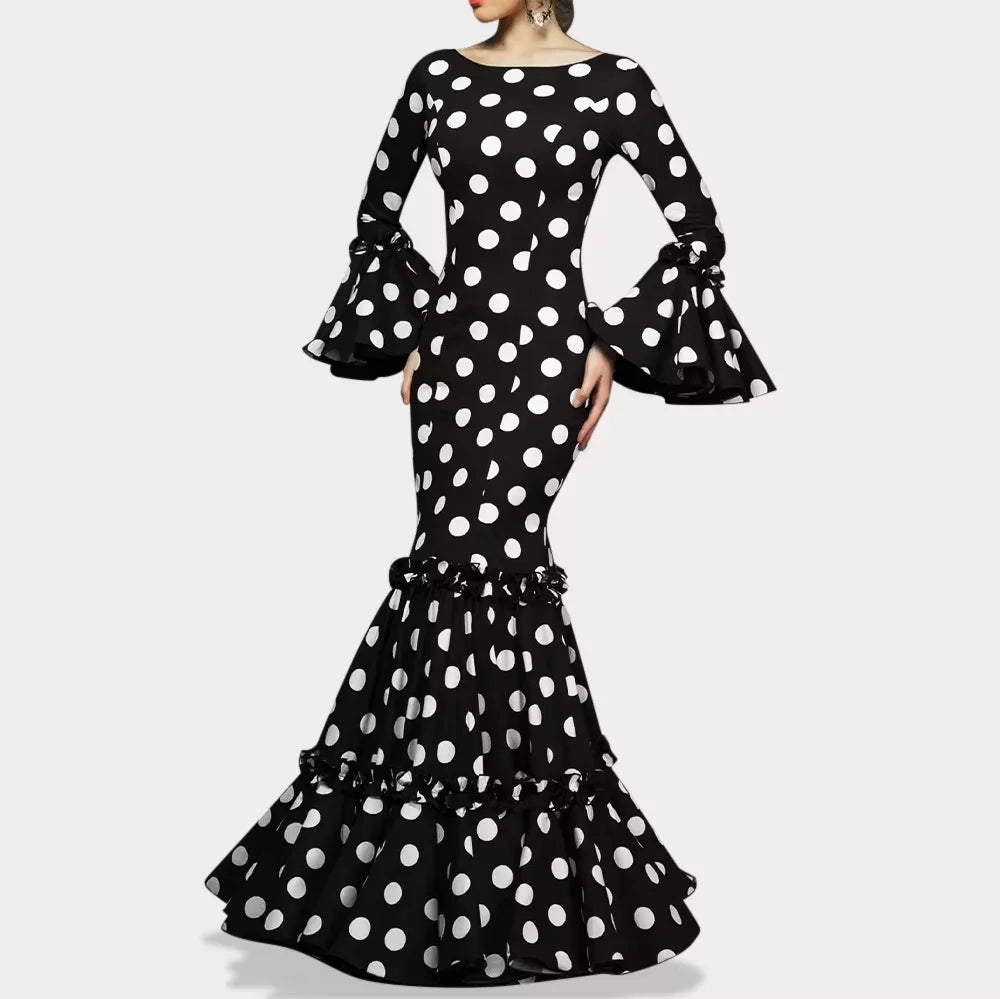 Polka Mermaid Dress