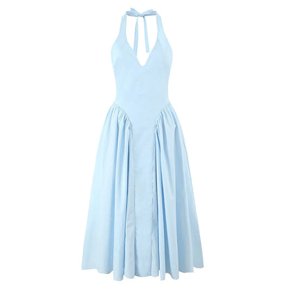 Celeste Halter Midi Dress