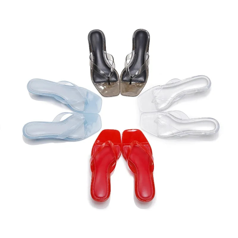 Transparent Flat Sandals