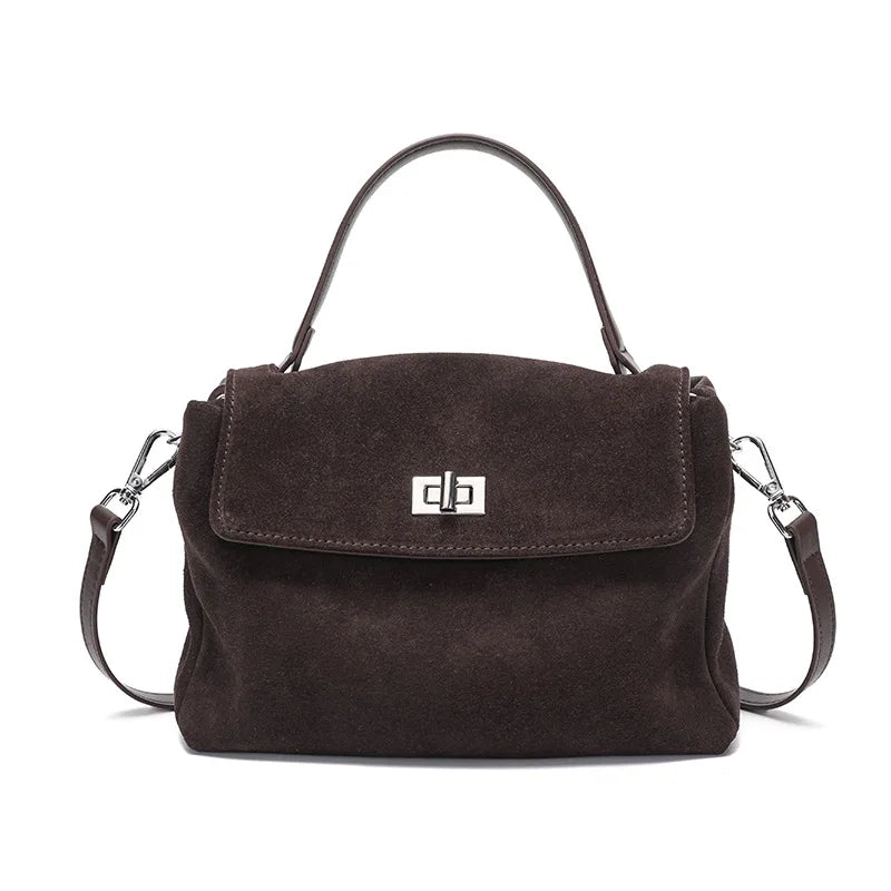 Vintage Genuine Leather Shoulder Bag | Celina Studio