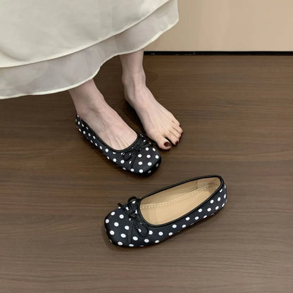 Polka Ballet Flats