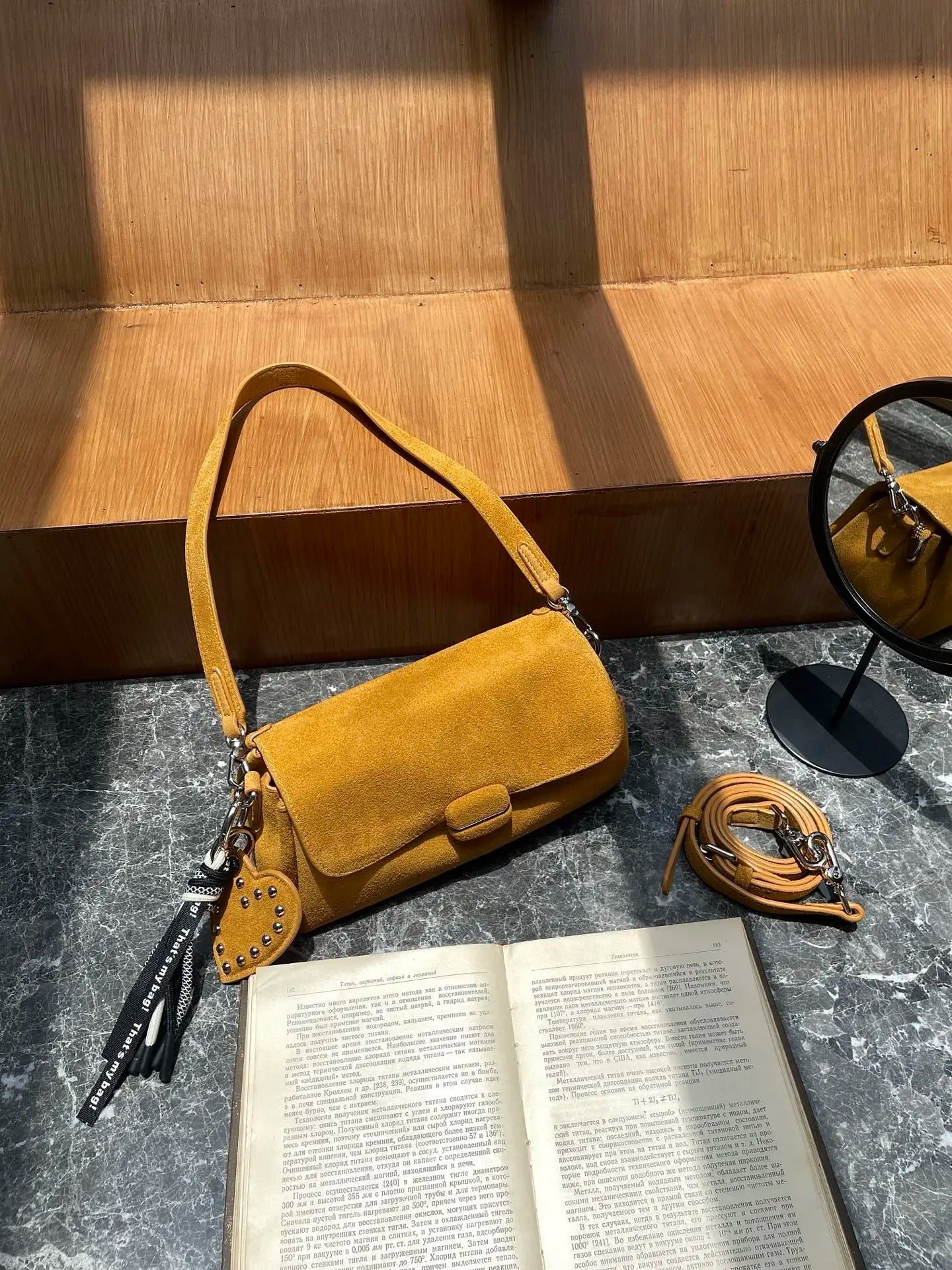Suede Baguette BagWomen's Handbag