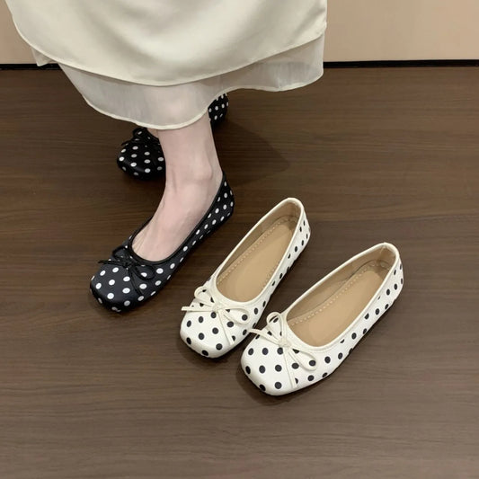 Polka Ballet Flats
