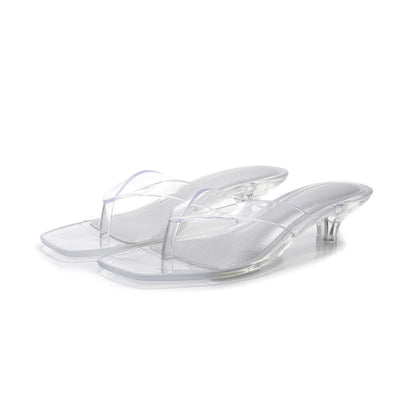 Transparent Flat Sandals