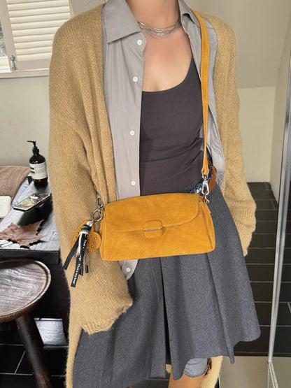 Suede Baguette BagWomen's Handbag