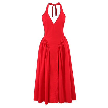 Celeste Halter Midi Dress