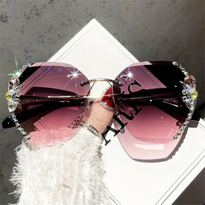Crystal Sunglasses Women