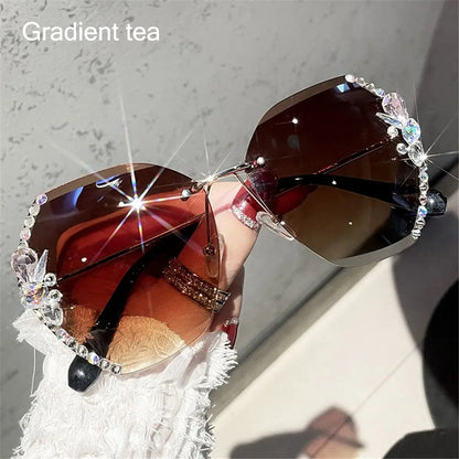 Crystal Sunglasses Women