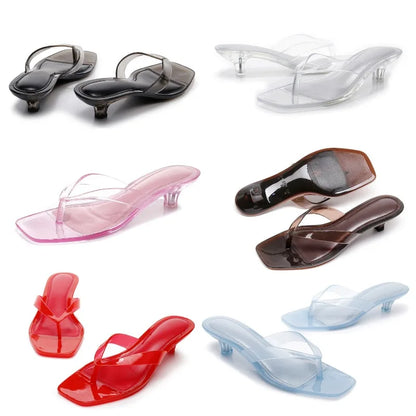 Transparent Flat Sandals