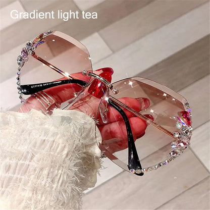 Crystal Sunglasses Women