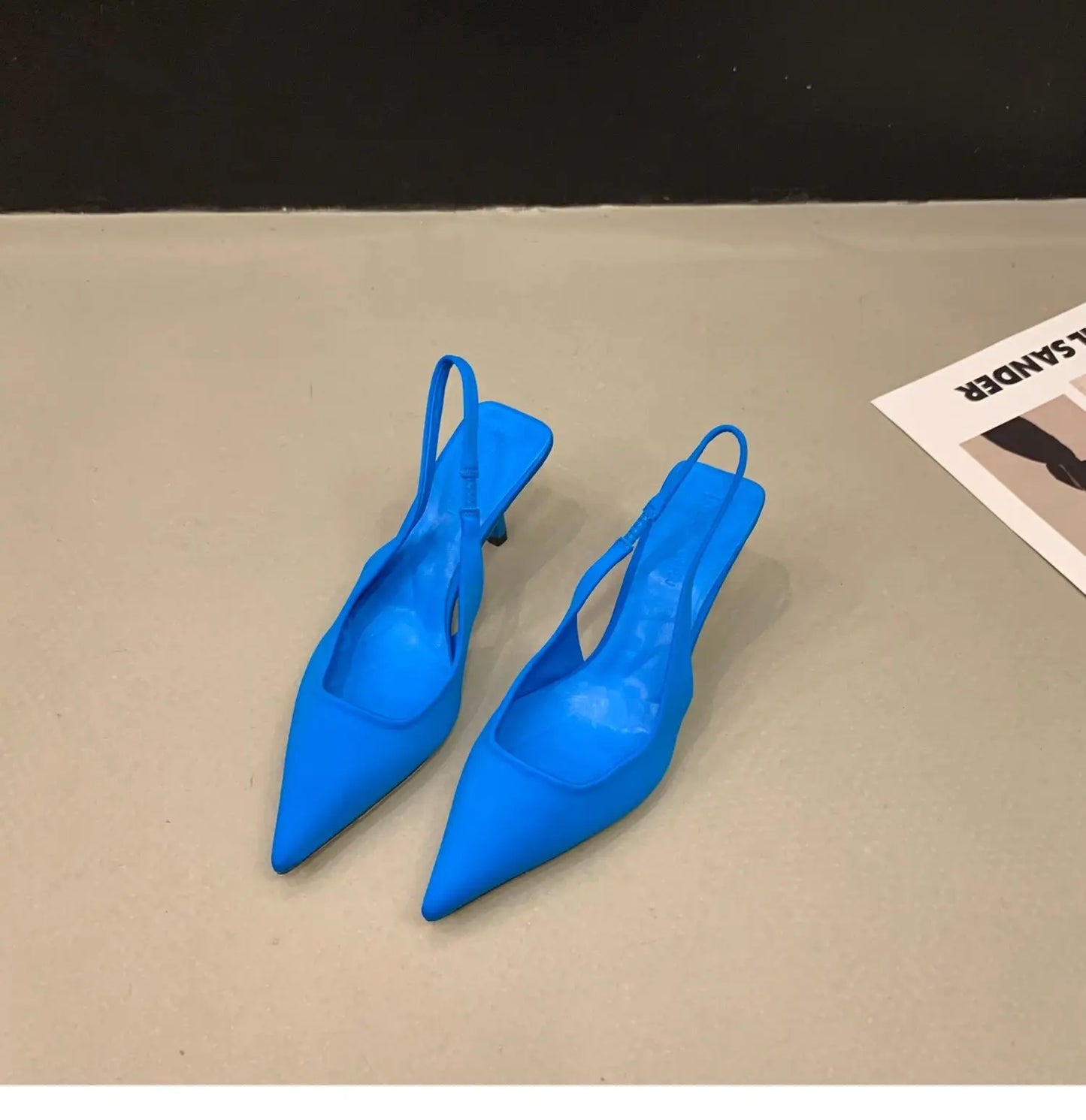 Pointed Slingback Heels