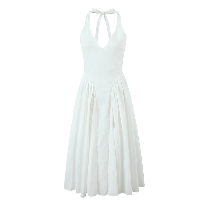 Celeste Halter Midi Dress