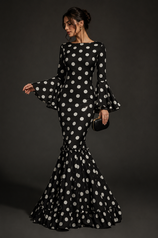 Polka Mermaid Dress