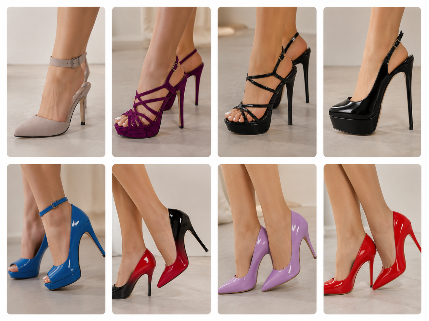 Platform Slingback Heels