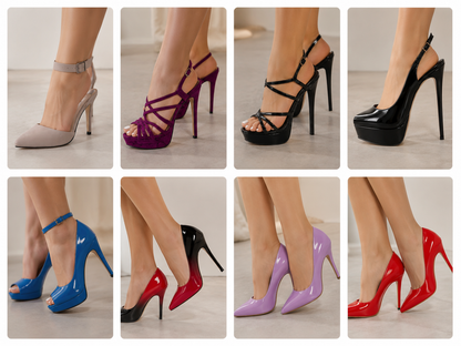 Platform Slingback Heels
