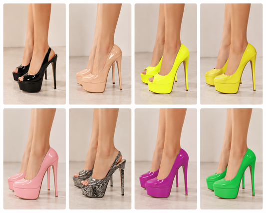 Platform Slingback Heels